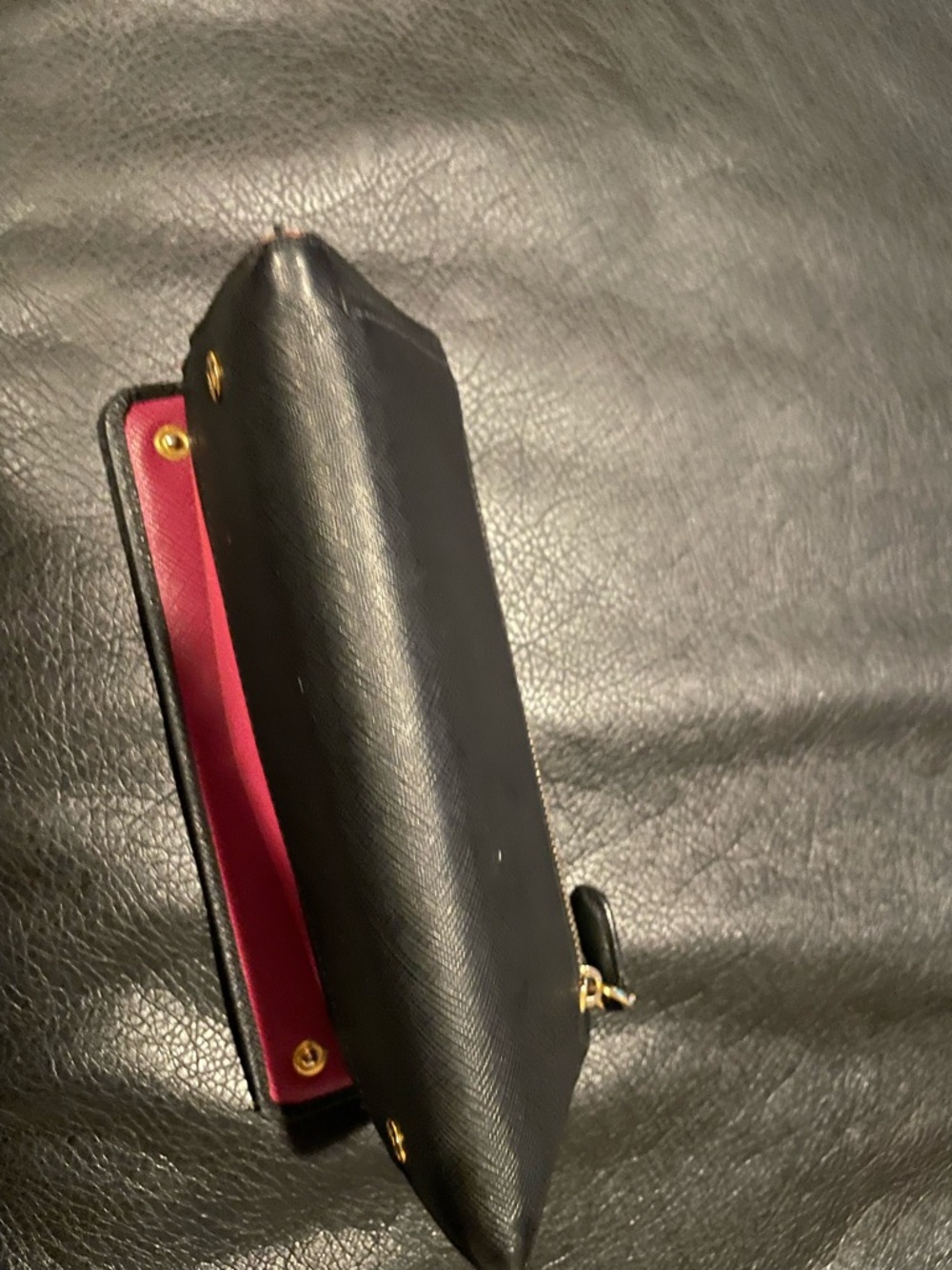 Large Prada Black Saffiano Leather wallet - Picture 13 of 16